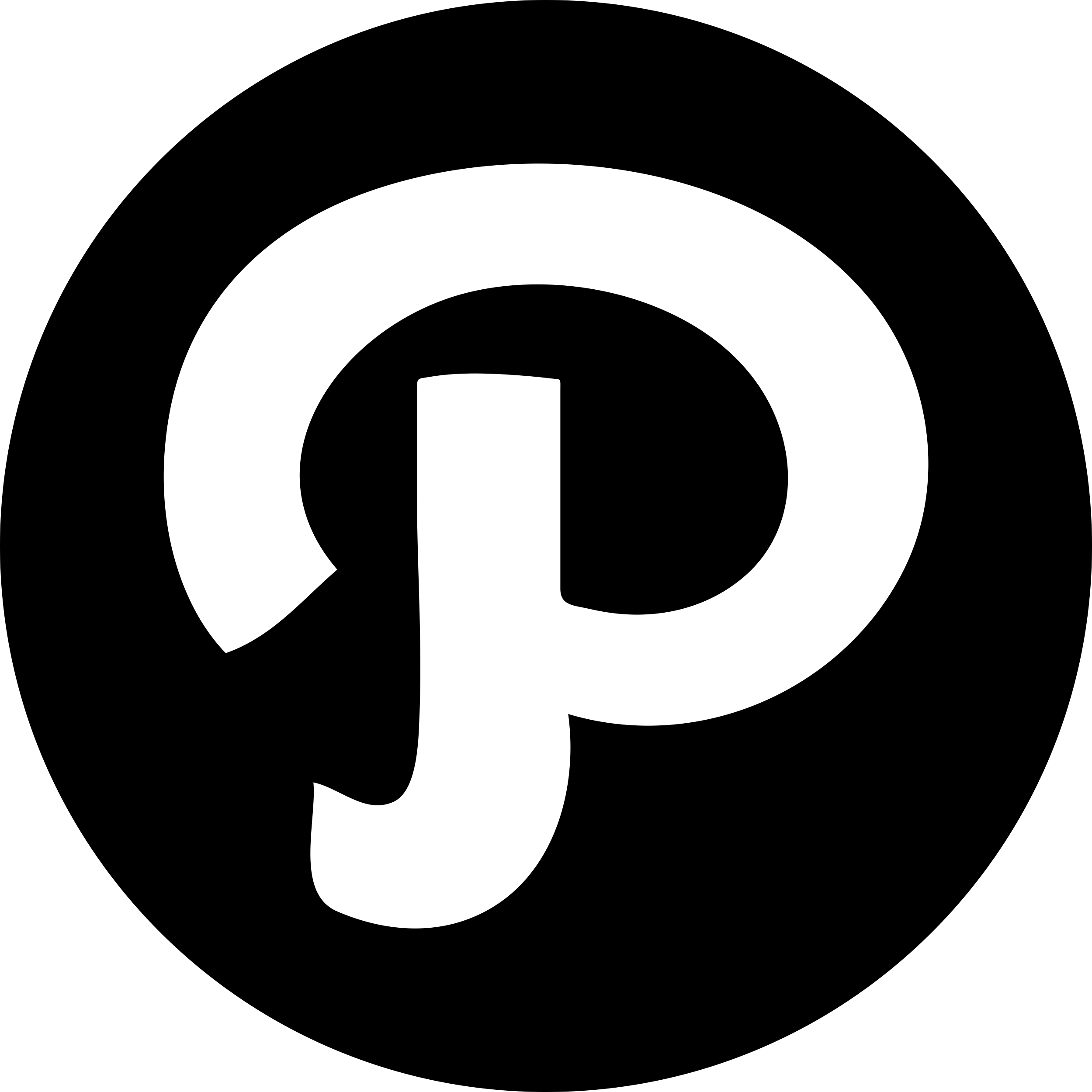 Pinterest Letter Logo In A Circle Svg Line Art Free Vectors